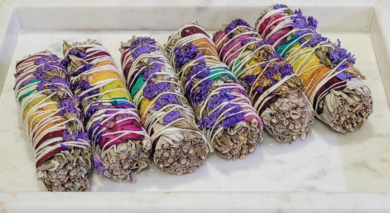 Seven Chakra White Sage Sticks