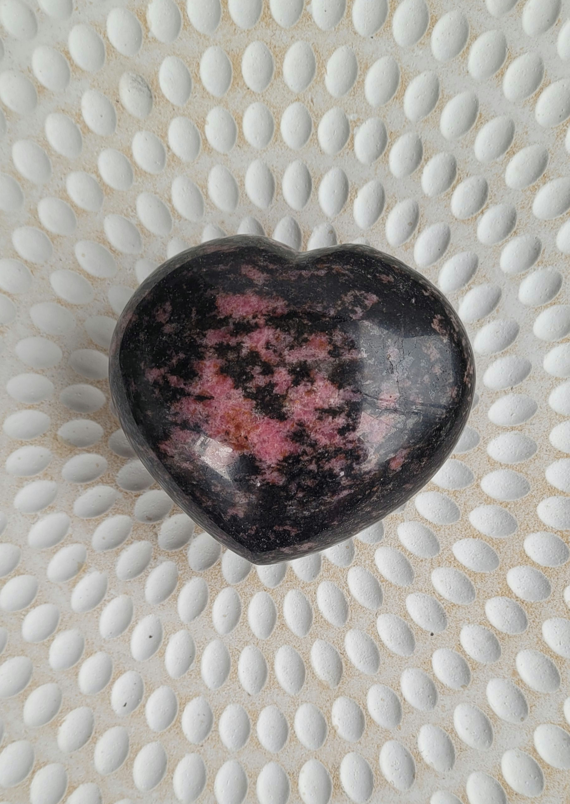 Rhodonite Heart