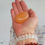 Thumbnail: Orange Calcite Palm Stone