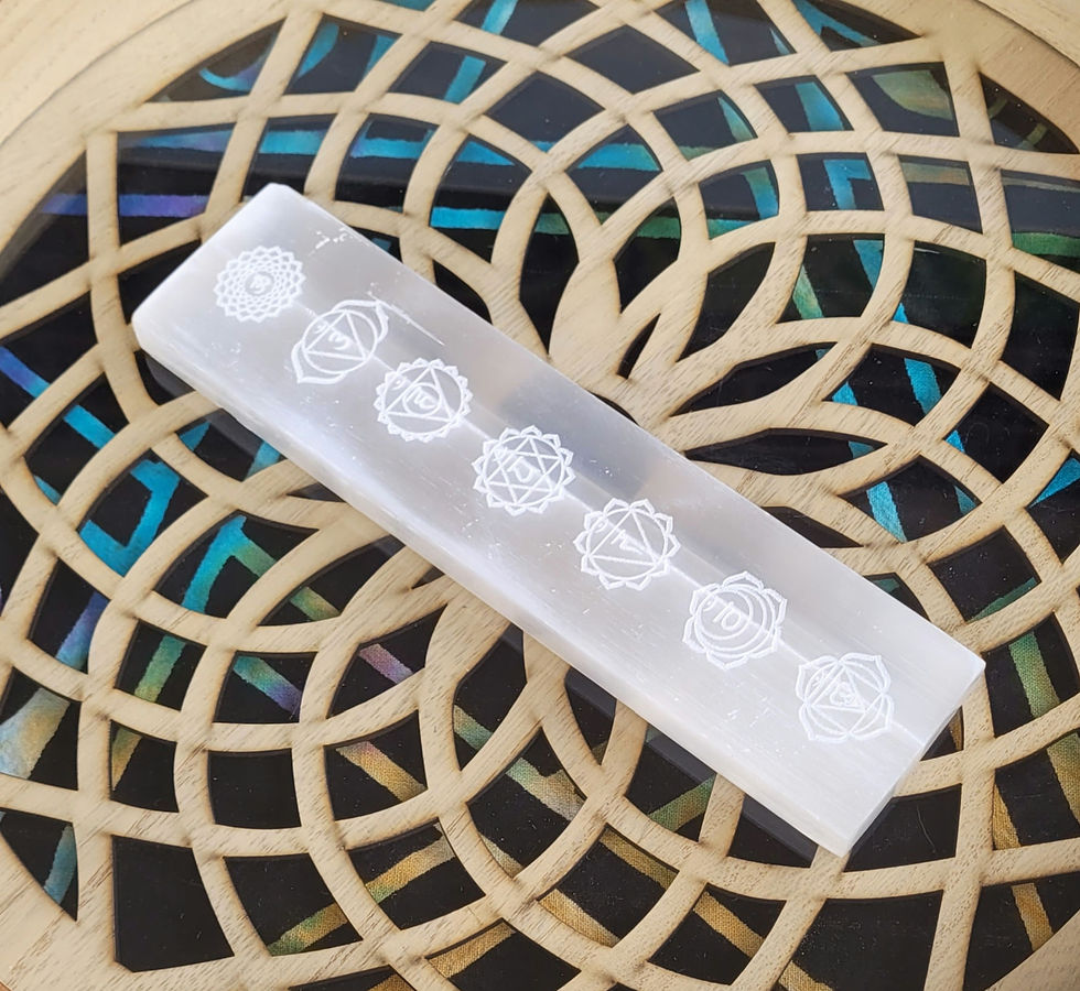 Selenite Chakra Cleansing/Charging Plate
