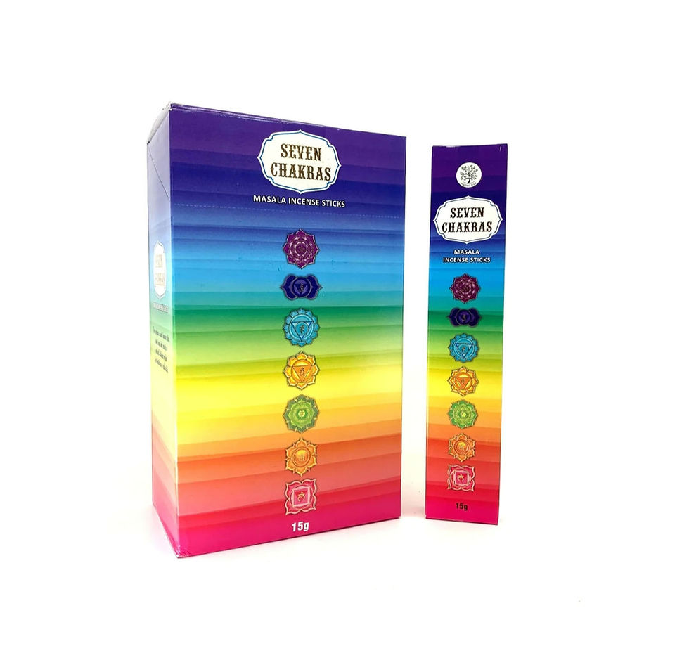 Seven Chakras Incense Sticks