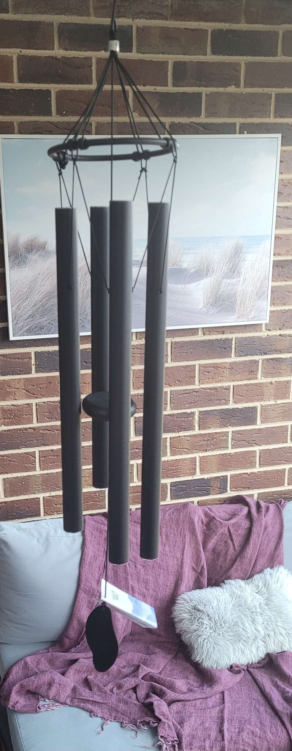 Natures Melody Wind Chime Black