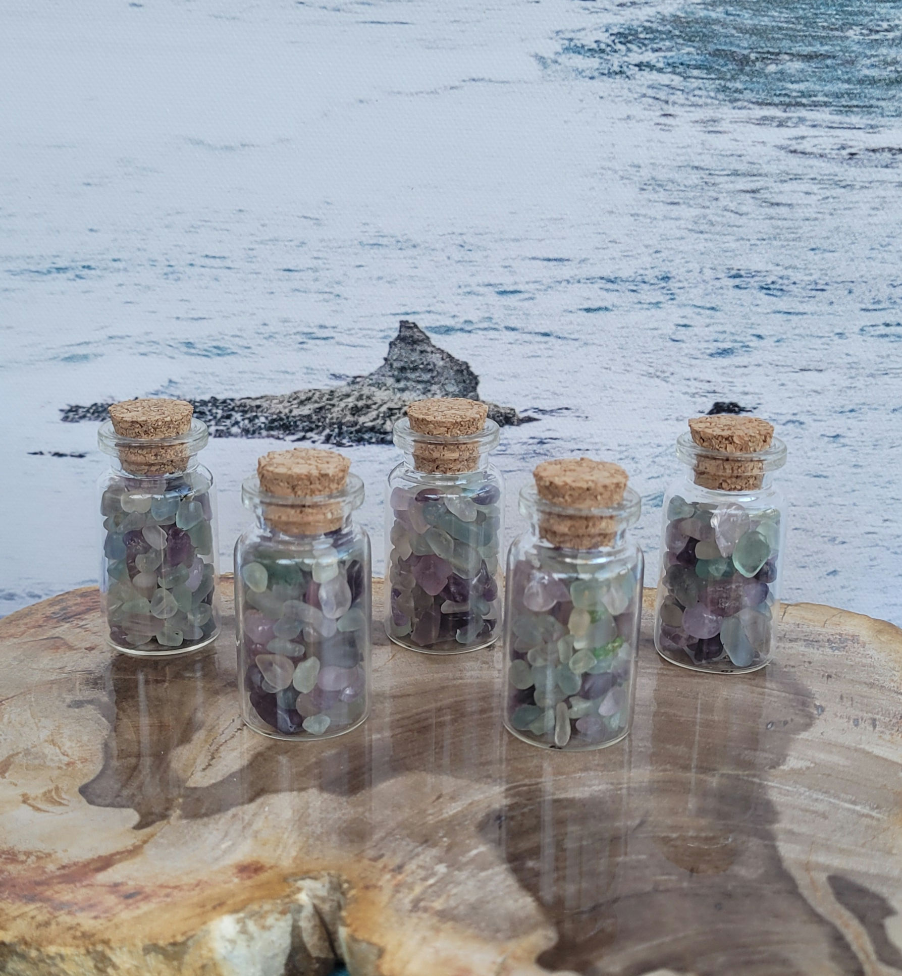 Fluorite Chips Bottle