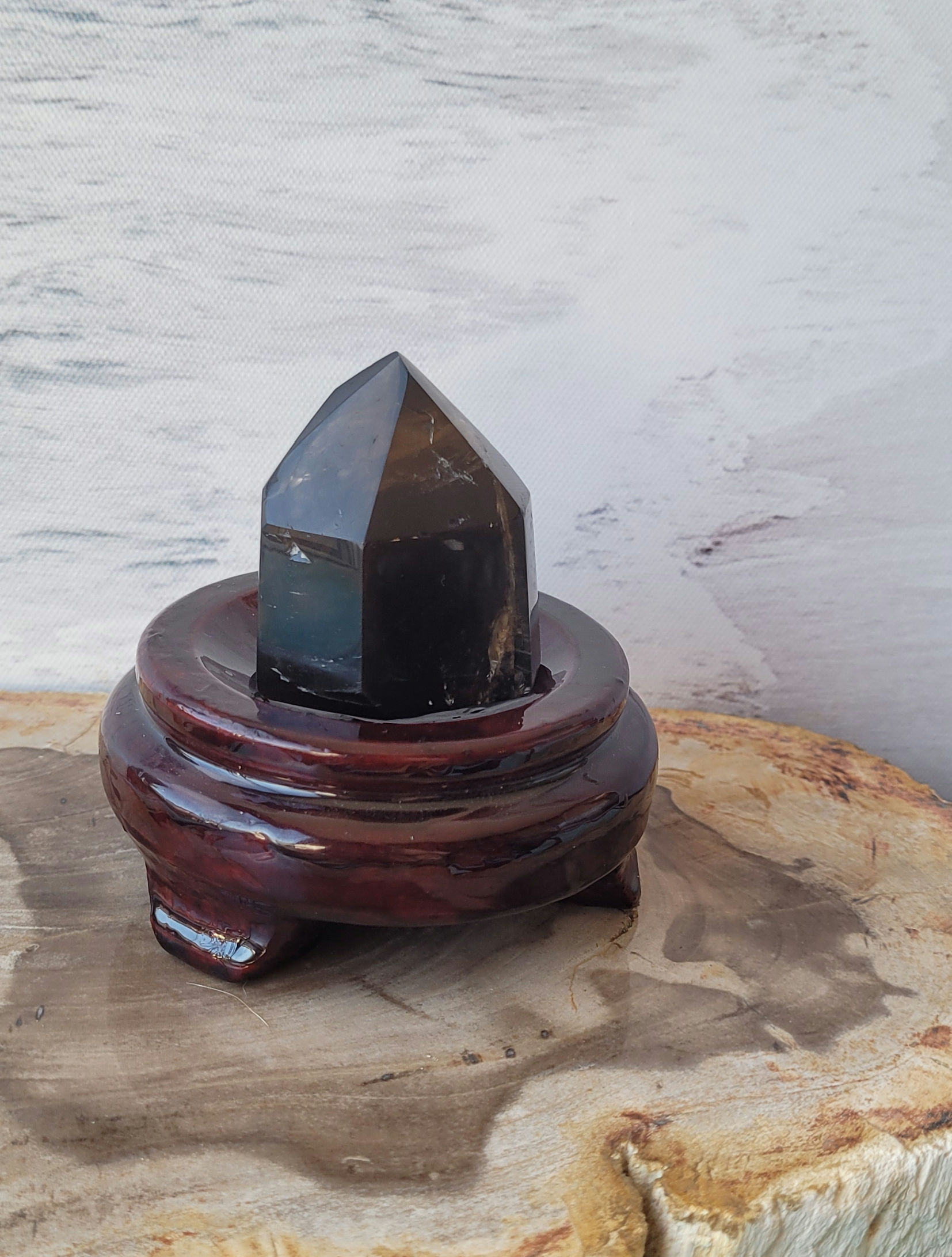 Smokey Quartz Tower