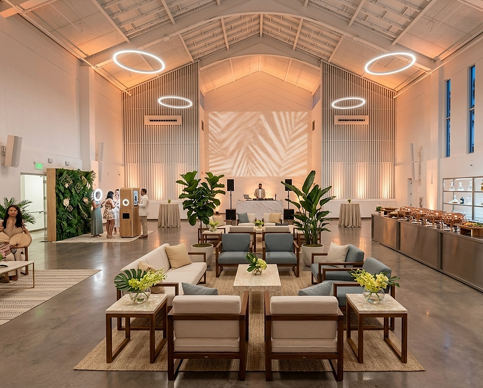 Ready for an event at Sanctuary MiMo.