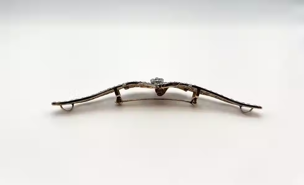Thumbnail: Antique Diamond Butterfly Brooch