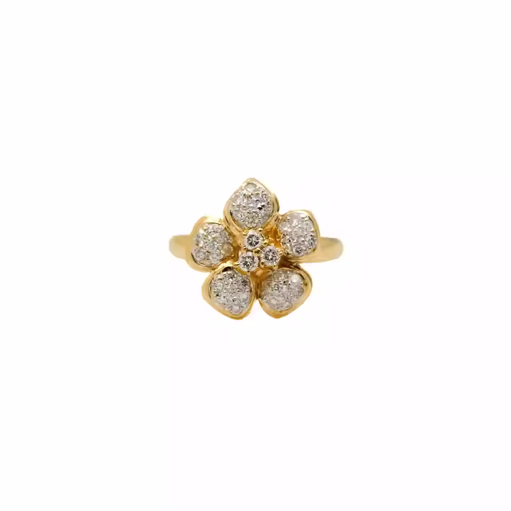 Diamond Flower ring
