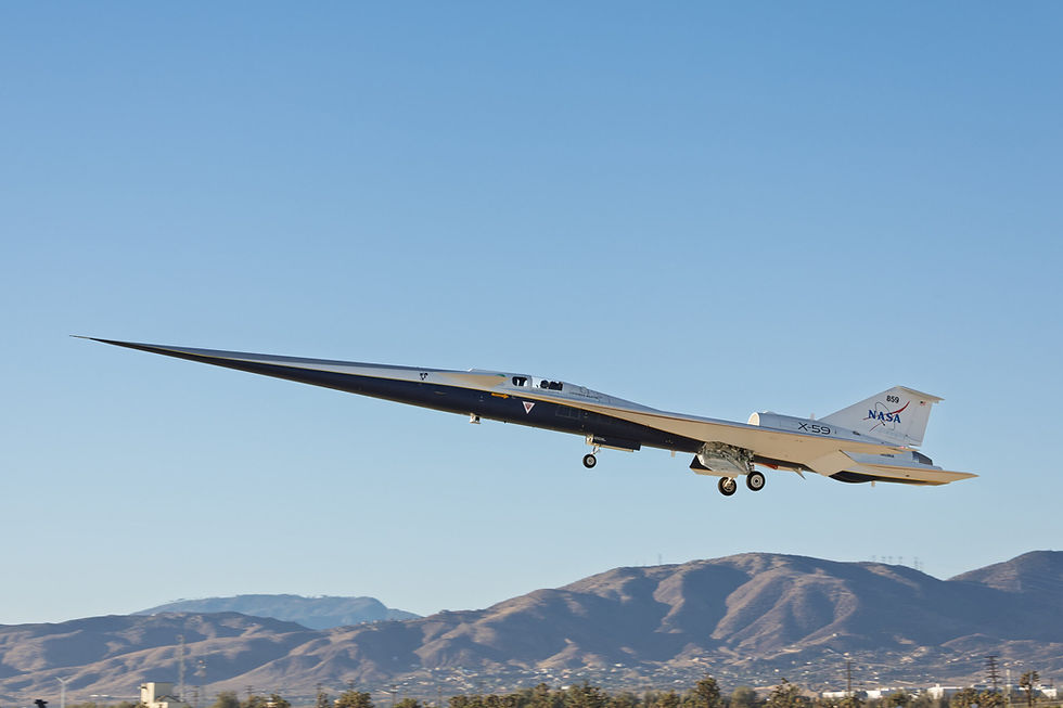 Lockheed Martin’s X-59 test flight