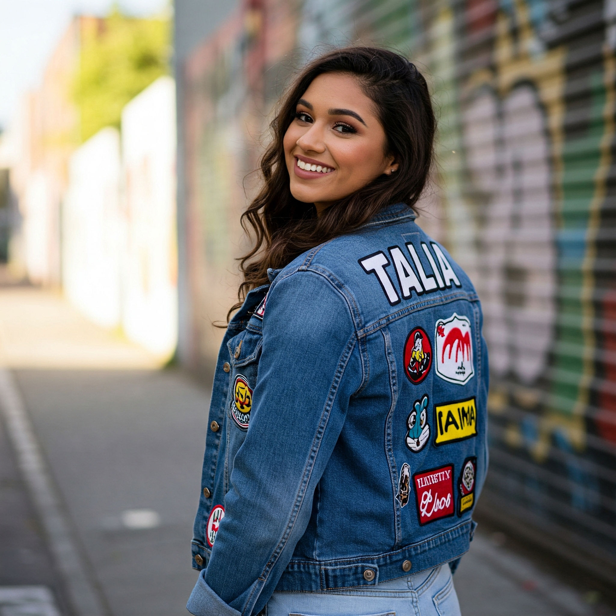 Custom Patch Blue Denim Jackets