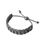 Thumbnail: Links of London Friendship Mens Ruthenium & Grey Cord Bracelet