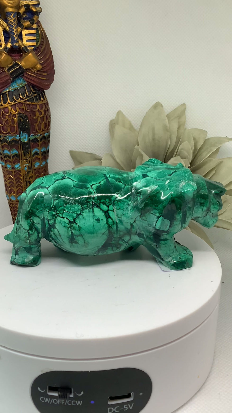 Thumbnail: Malachite Carved Lion 
