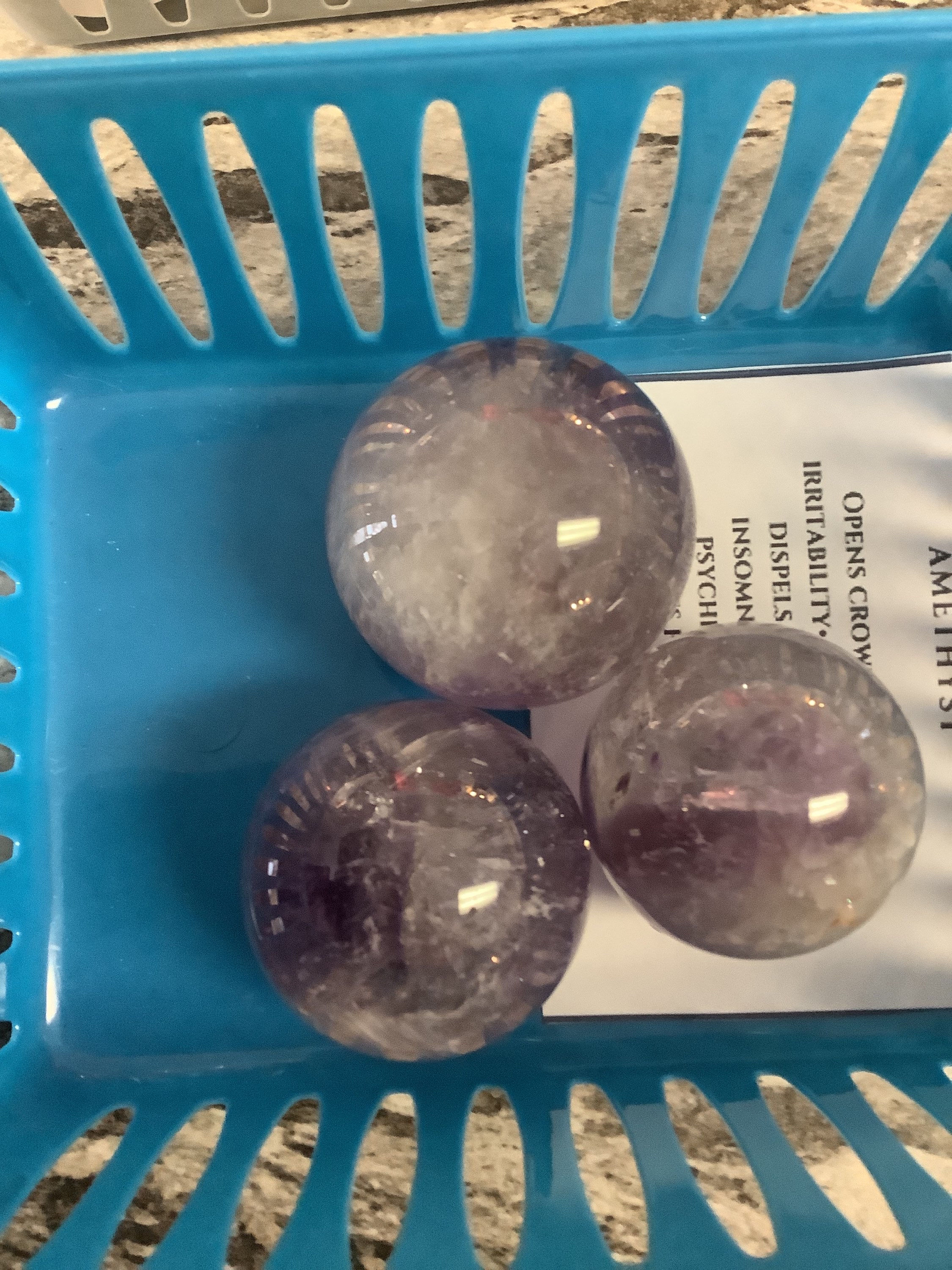 Amethyst 40 mm sphere