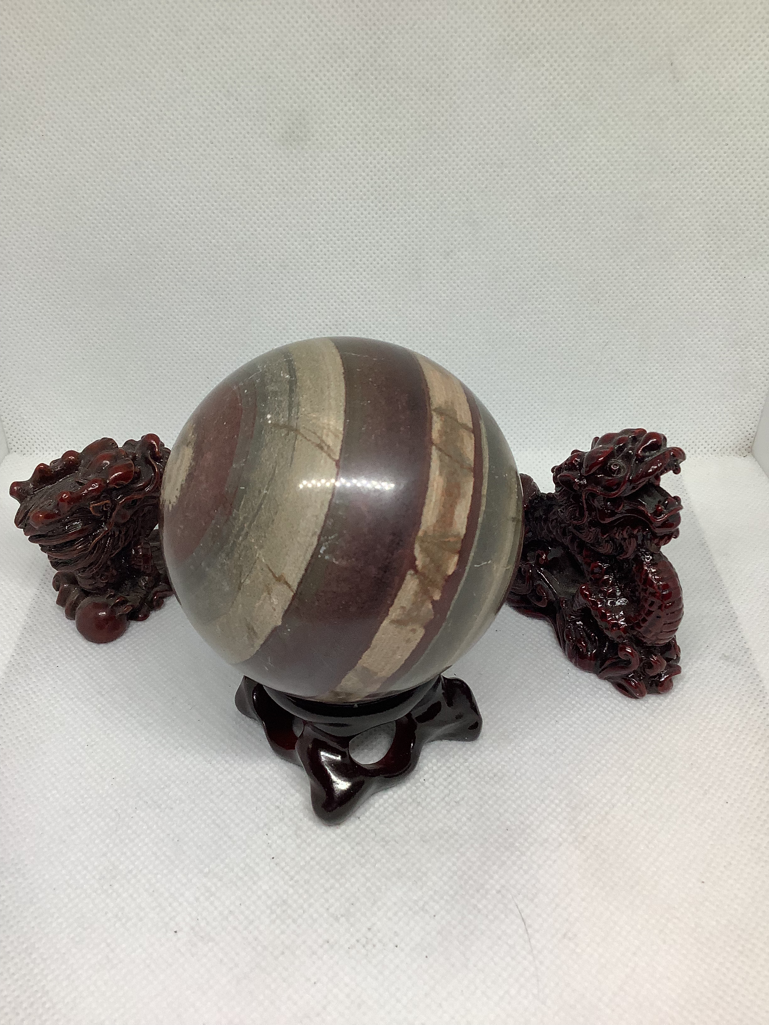 Banded Calcite Sphere