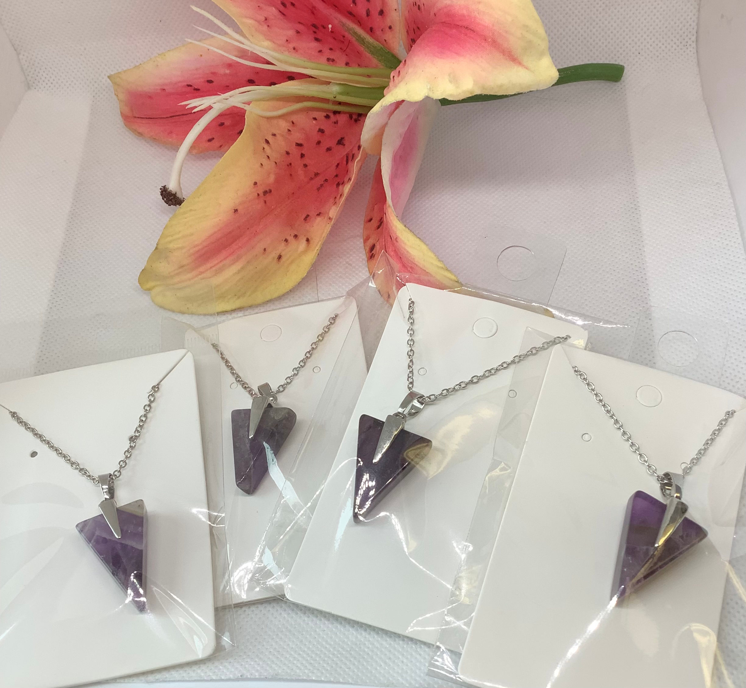 Amethyst Pendant Necklace