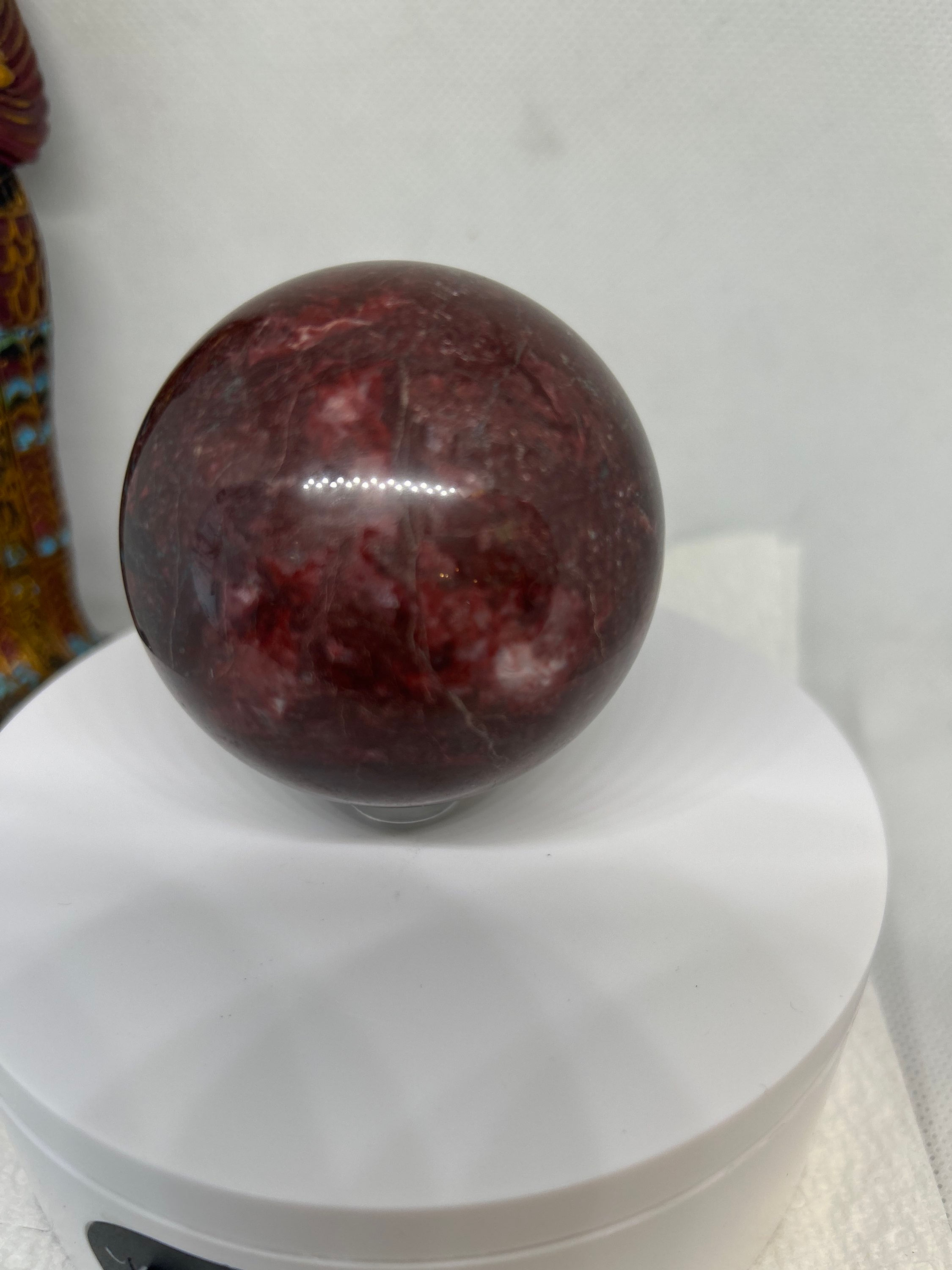 Natural Mookite Jasper Sphere