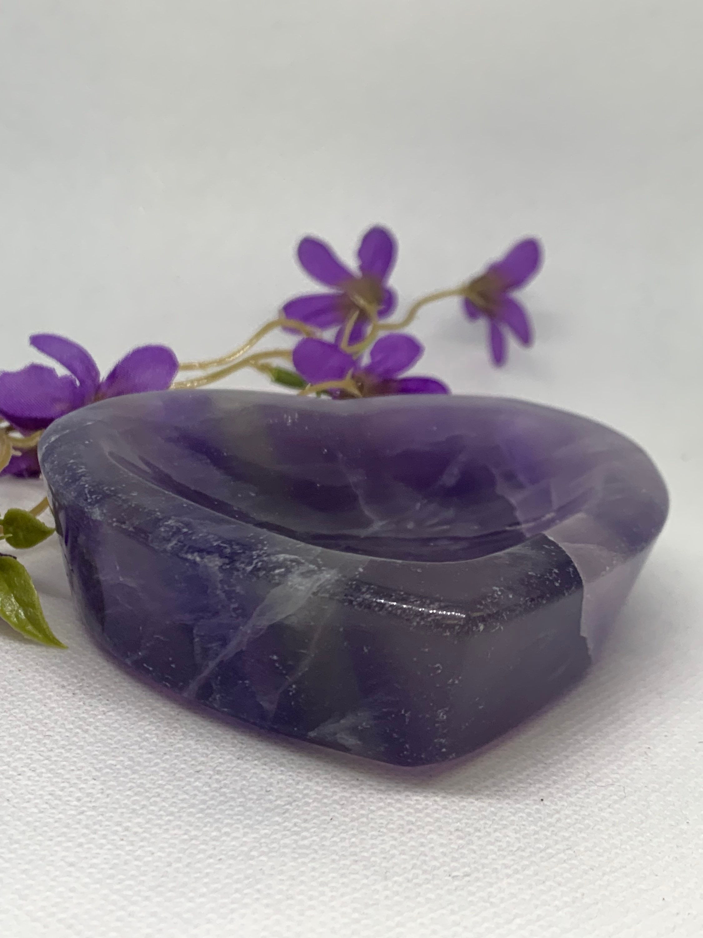 Purple Fluorite Dish