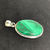 Natural Malachite Sterling Pendant