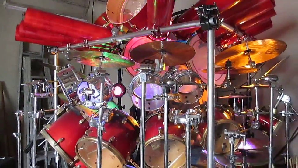 big drums small room