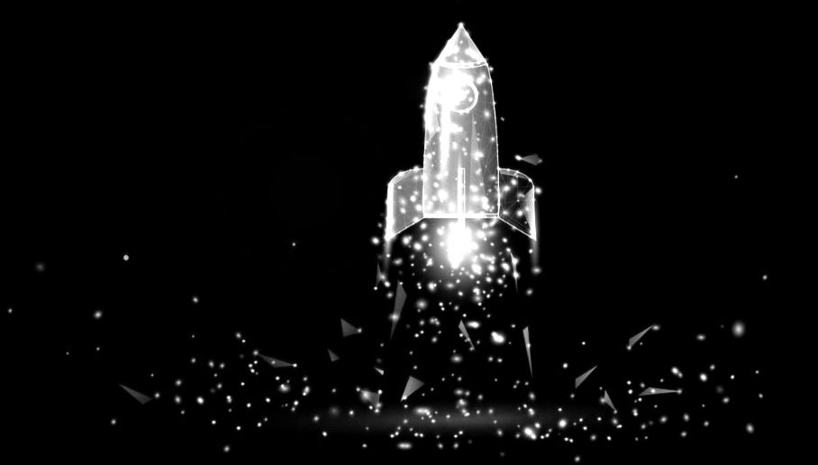 rocket-launch-business-startup-concept-form-lines-low-poly-style-design-rocket-launch-star