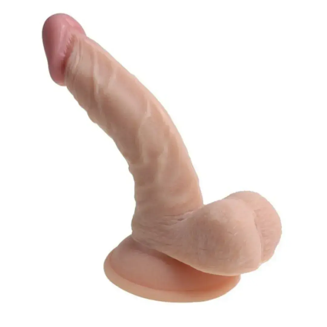 DILDO CURVO 17CM 3.9 DIAMETRO