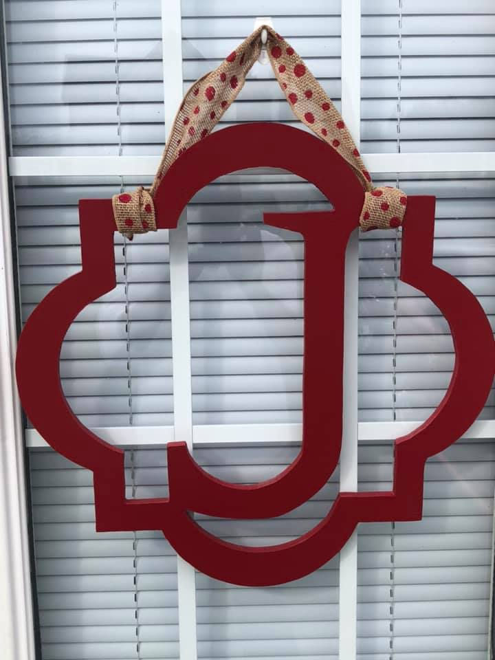 Thumbnail: Quatrefoil Door Hanger