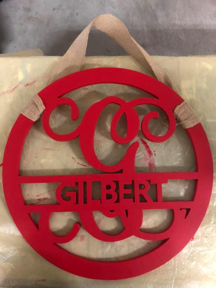 Thumbnail: Split Letter Door Hanger