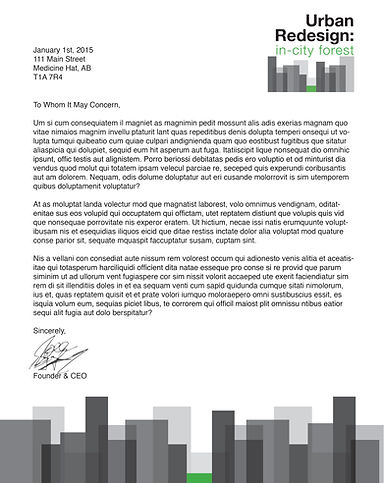 Urban Redesign: in-city forest branding identity system