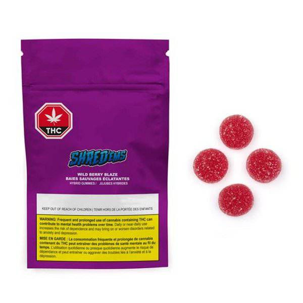 Wild Berry Blaze 1:4 Gummies 4-pack
