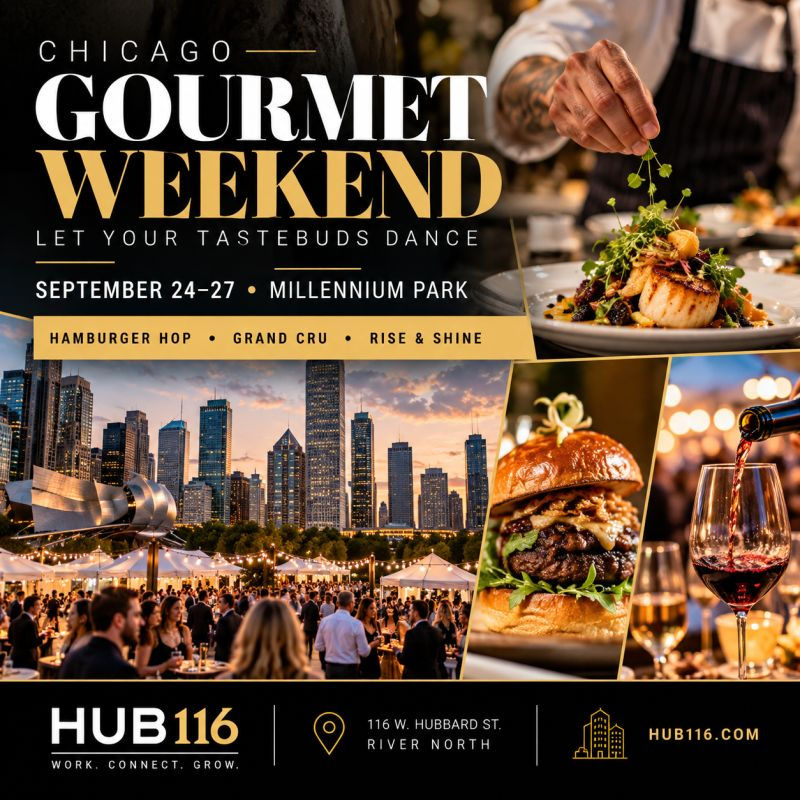 Chicago Gourmet 2026 flyer.