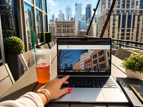 There’s just something better about starting the workday outside. ☀️☕💻