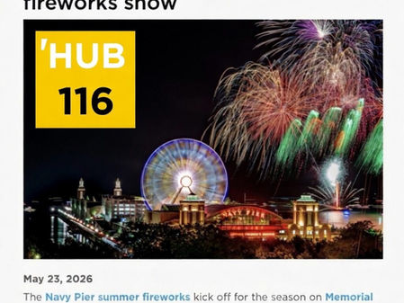 Chicago summers are hard to beat — and one of the best traditions is back this weekend. 🎆