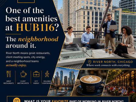 One of the best amenities at HUB116? The neighborhood around it.