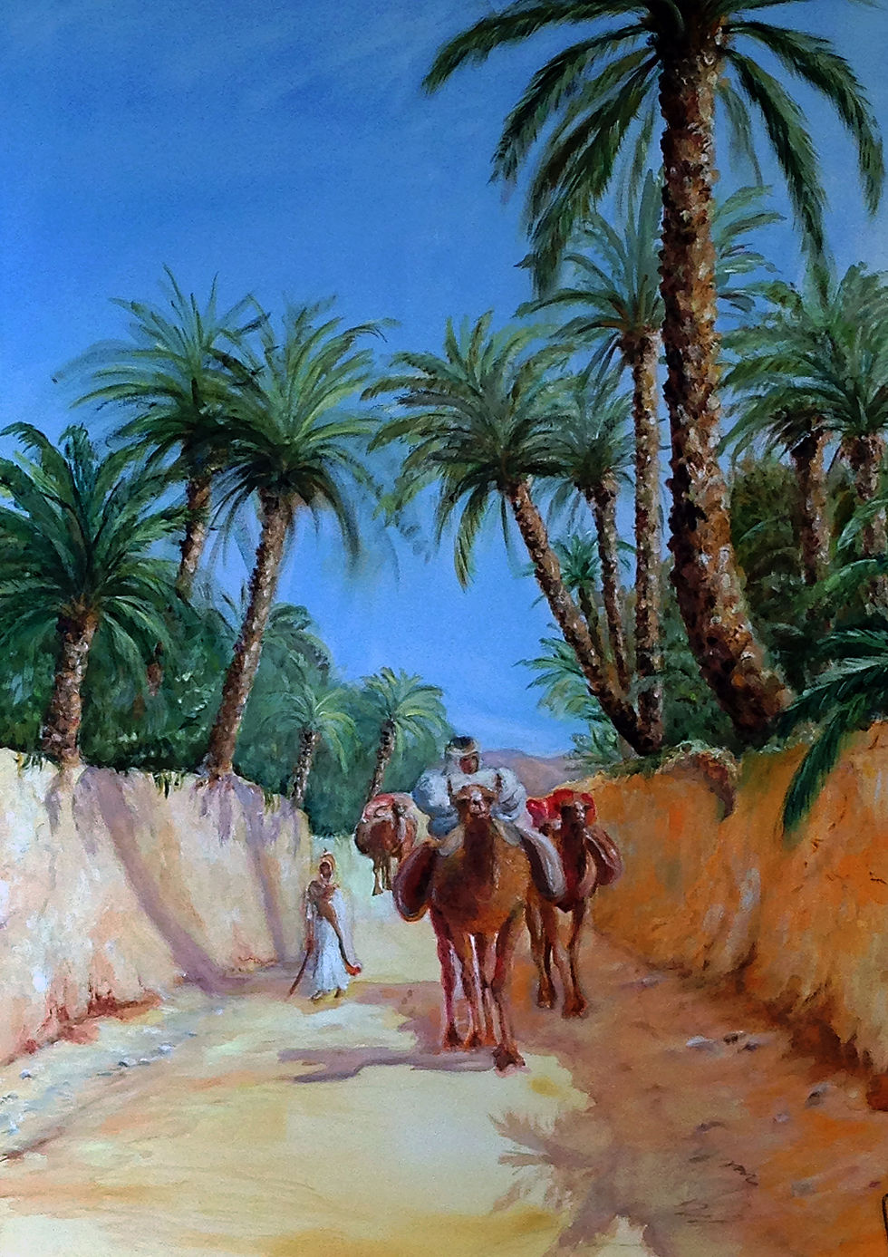 la caravane de chameaux