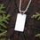 Thumbnail: Sterling silver birch bark patterned pendant
