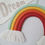 Miniaturbild: Regenbogen Wanddekoration Wandbehang Kinderzimmer Babyzimmer Babyshower Geburtsgeschenk handgemacht Makramee