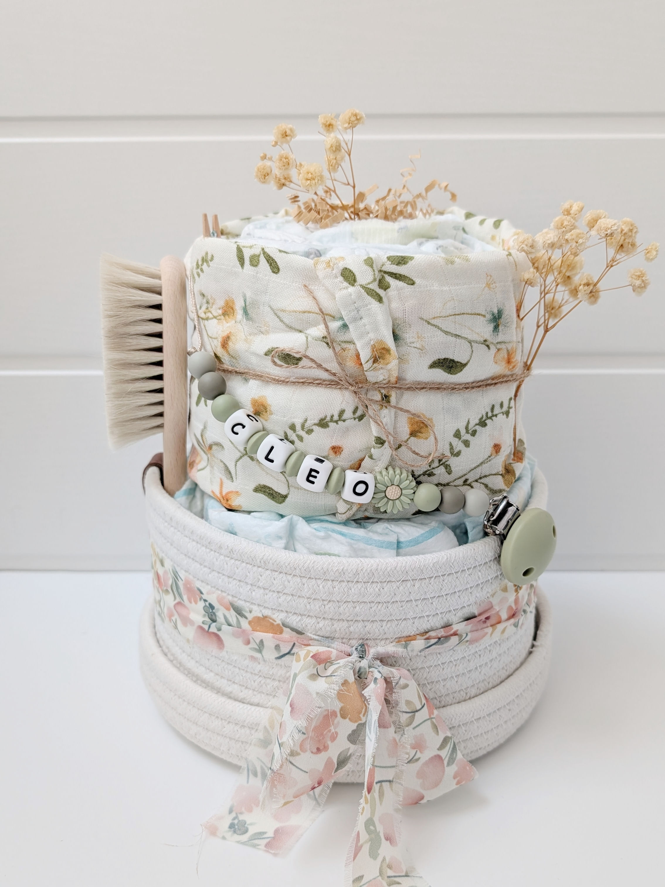 Windeltorte "Boho Flower"