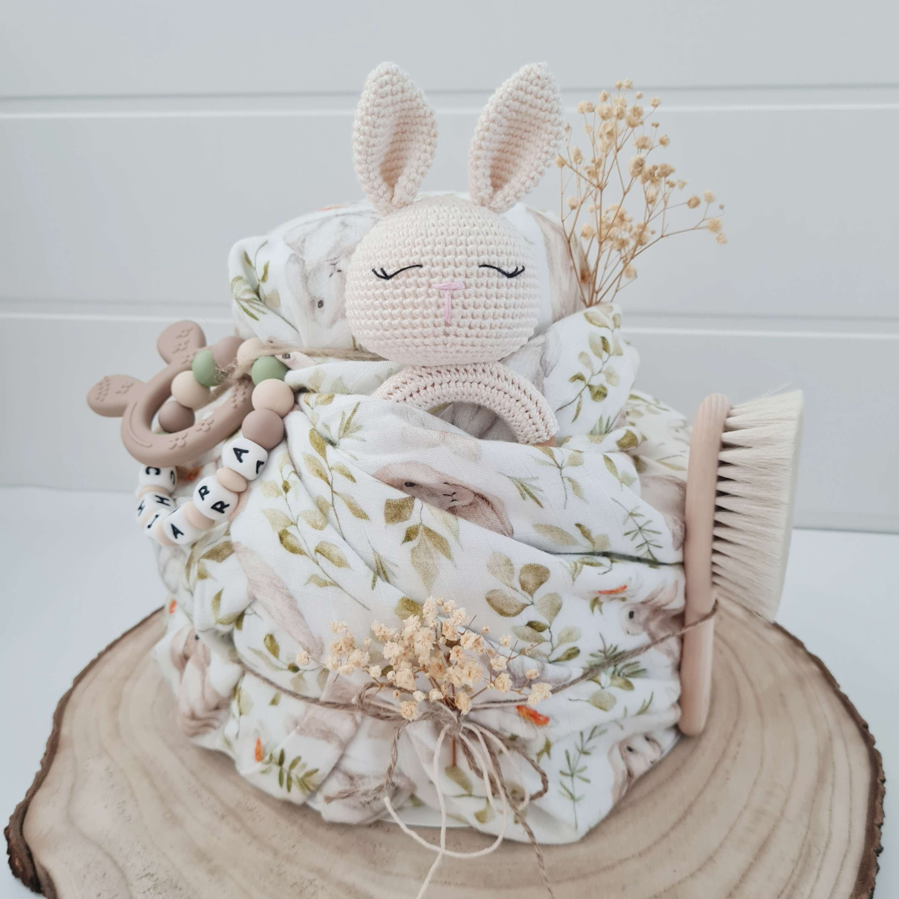 Windeltorte "Beiger Hase"