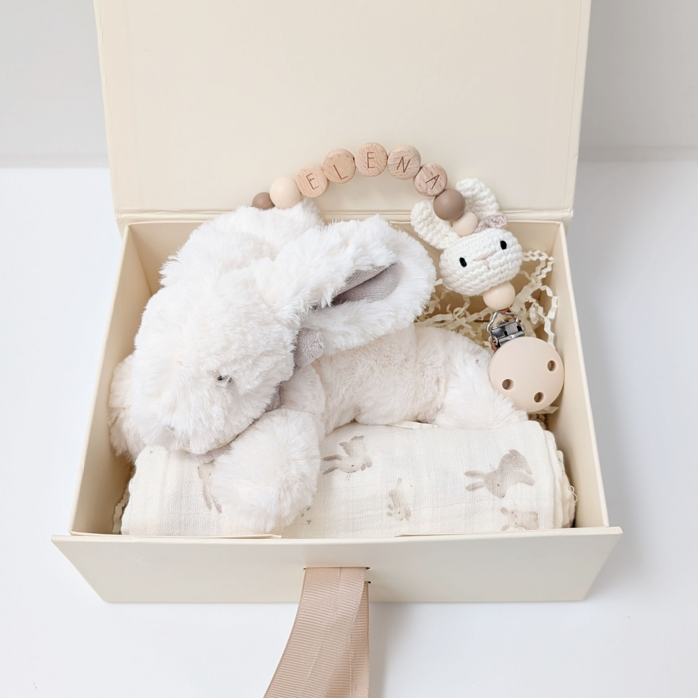 Geschenkset "Plüschhase"