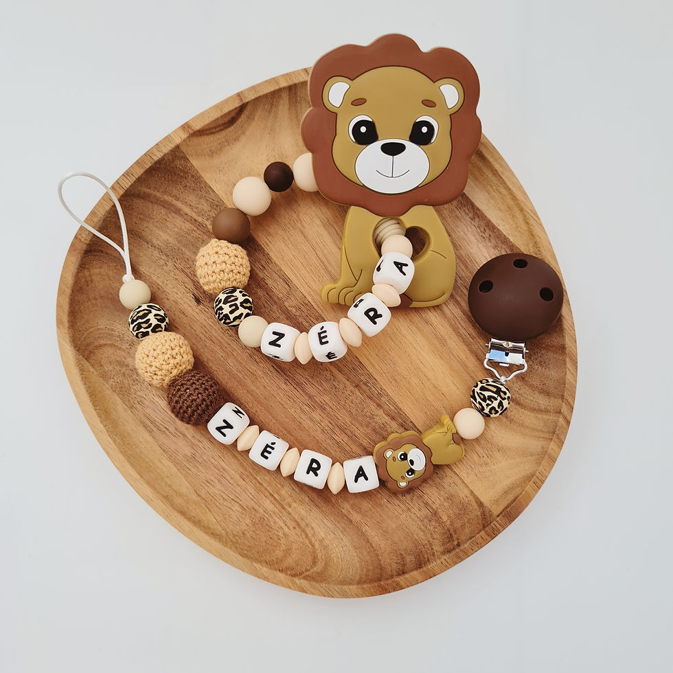 Miniaturbild: Babygeschenk personalisiert Greifling Beissring Greifring Silikon Holz Geburt Taufe