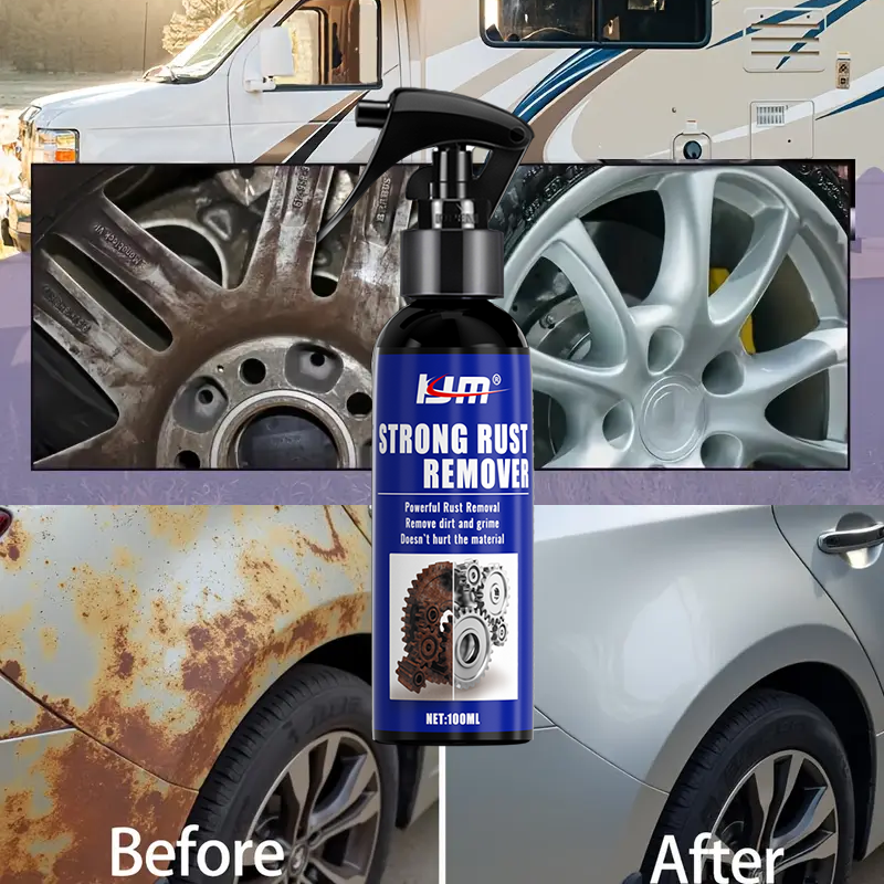 Miniatura: Rust Remover Spray,Dissolves Tire Rust,Protects Wheel Rims&Brake Drums,Ideal for