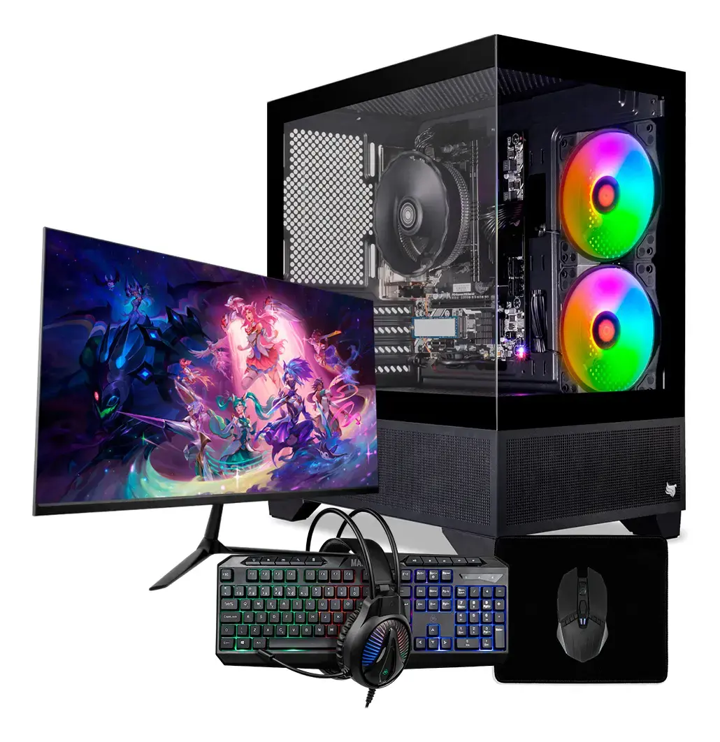 Pc Mancer MCL-Gamer-MKT-61479 Ryzen 5 3400g 16gb Ddr4 Ssd 480gb 480 Gb 16 Gb Rad