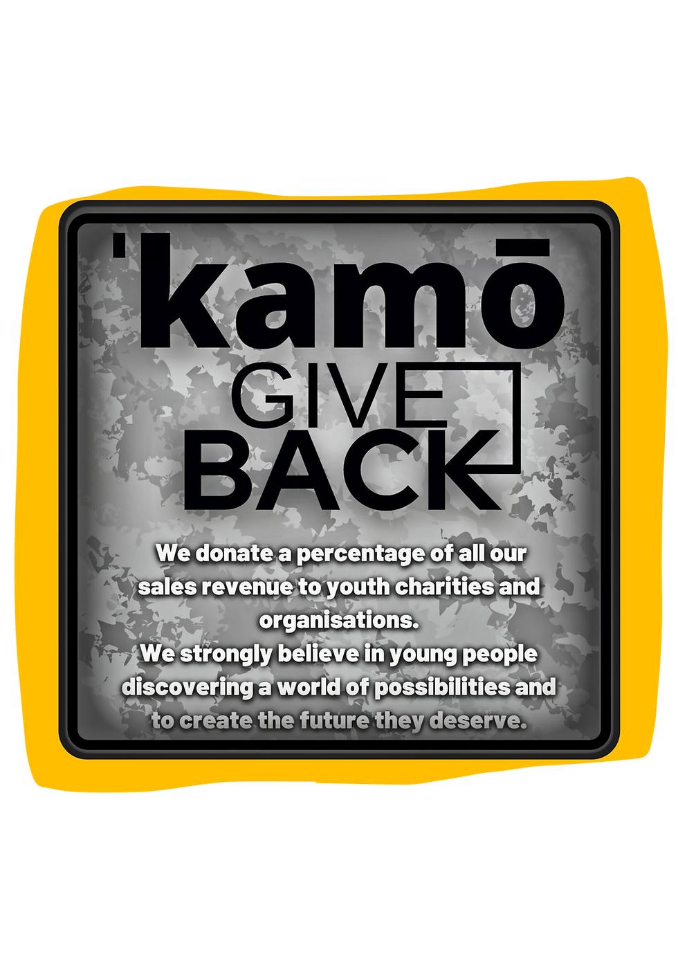 Miniatură: tropical yellow colours behind giveback scheme badge