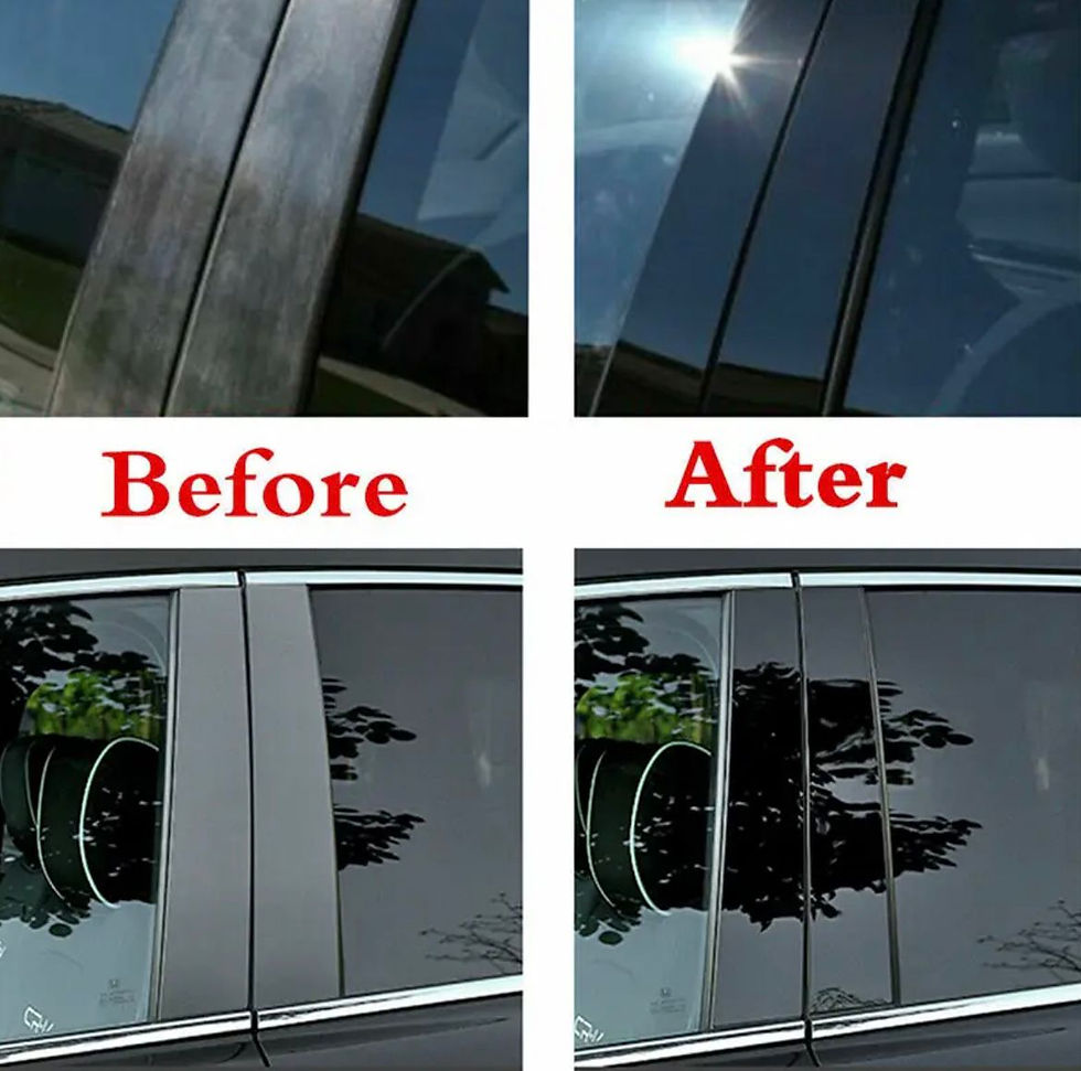 Thumbnail: Mazda 3 Hatchback 2014–2018 Glossy Black Pillar Post Trim Sticker