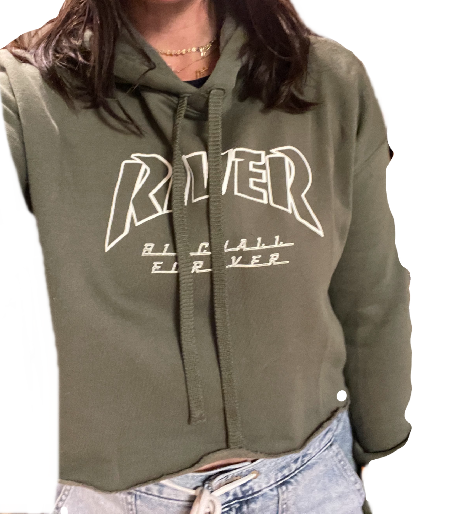 The River Birchall Forever Crop Hoodie
