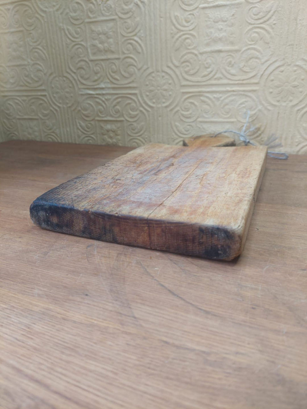 Thumbnail: Vintage French Wooden Bread Chopping Board