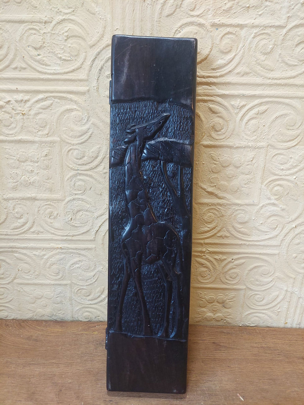 Thumbnail: Vintage Carved African Hardwood Mancala Game Board