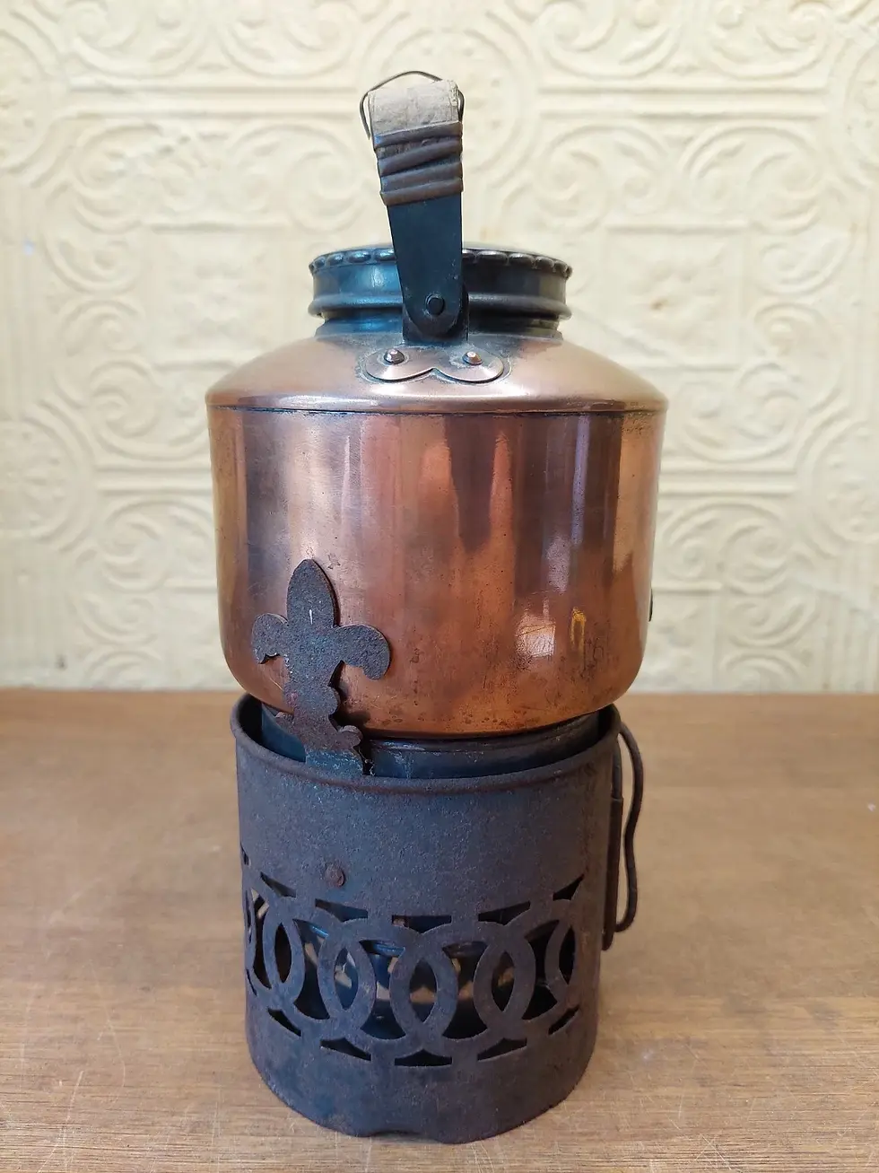 Thumbnail: Antique "Drew & Sons" Camping Stove Picnic Set