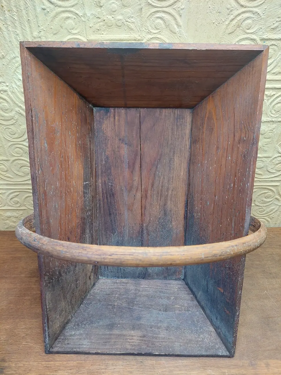 Thumbnail: Set Of 4 Vintage French Wooden Trug Baskets