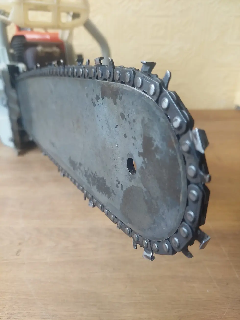 Thumbnail: Vintage West German 1969 "Stihl" 08 Chainsaw With Original Blade