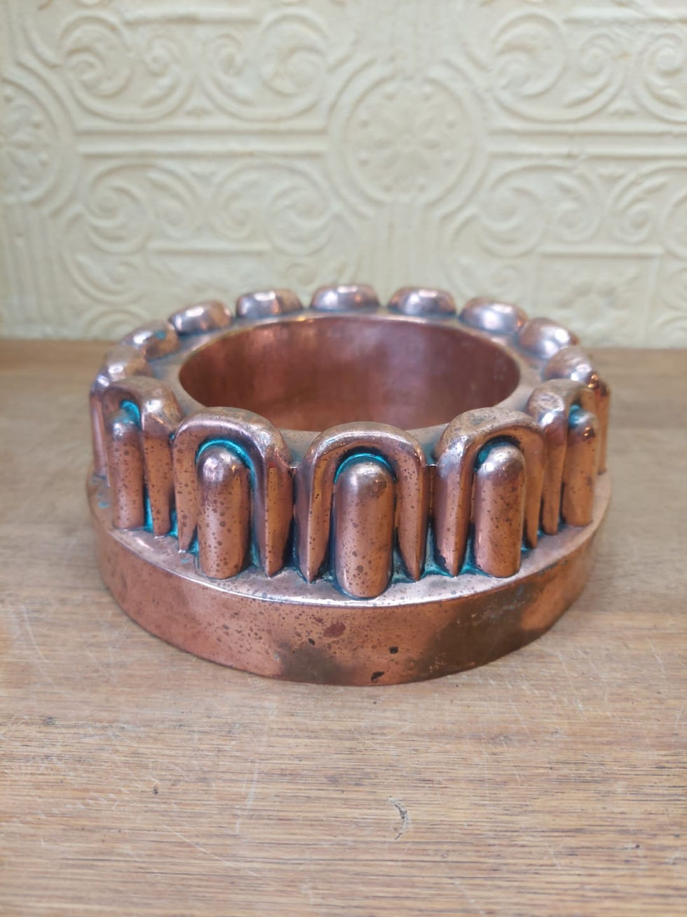 Thumbnail: Antique French Copper Ring Mould Stamped "VD68"